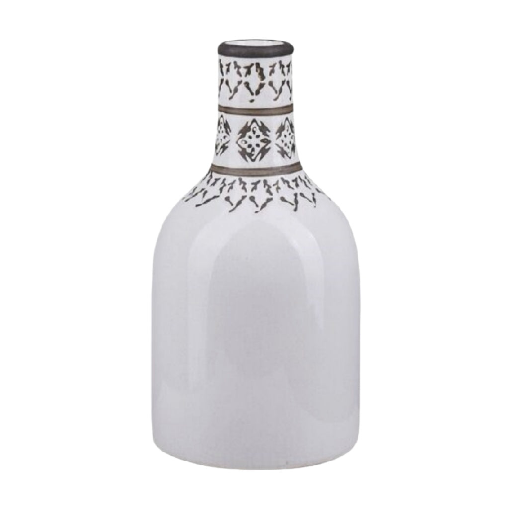 Vase décoratif pour intérieur en céramique - 15 x 15 x 30