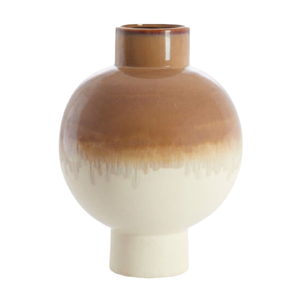 Vase décoratif en céramique pour intérieur - 20 x 20 x 25