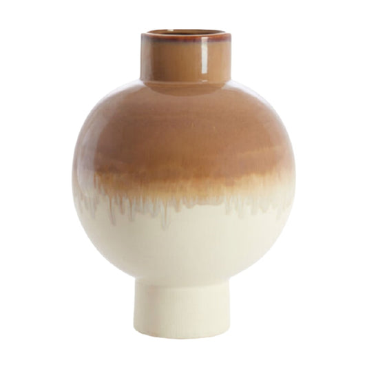 Vase décoratif en céramique pour intérieur - 20 x 20 x 25