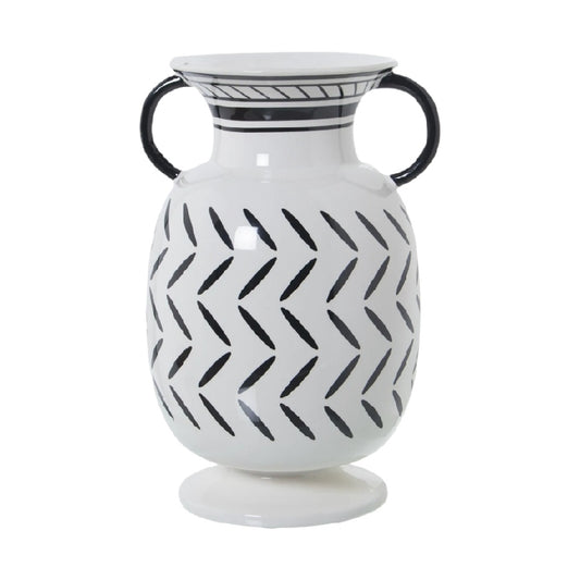 Vase décoratif en céramique pour décoration intérieure - 20 x 20 x 35