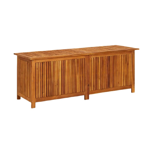Banc de jardin en bois avec rangement pour extérieur - 150 x 60 x 70