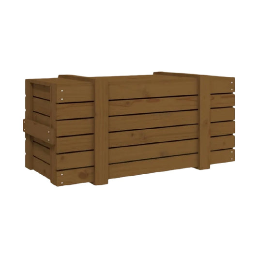 Bac de rangement en bois pour jardin - 100 x 50 x 50